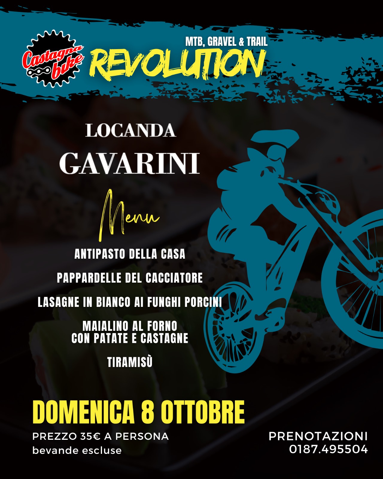 Menù Castagna Bike Revolution